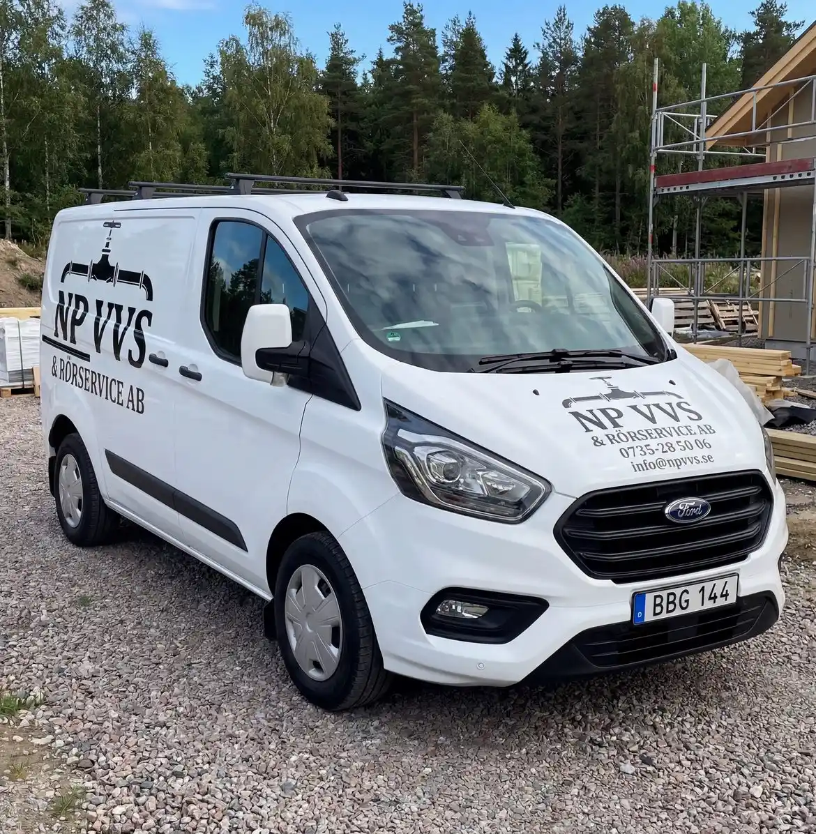 NP VVS & Rörservice servicebil