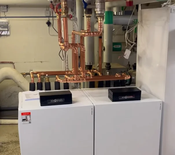 Värmepumpar med kopparrör installation
